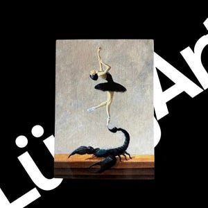 Kunstkarte - Titel: Spitzentanz | Geschenk | Dekoration