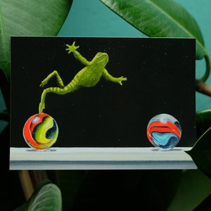 Kunstkarte - Titel: Der Akrobat | Geschenk | Dekoration