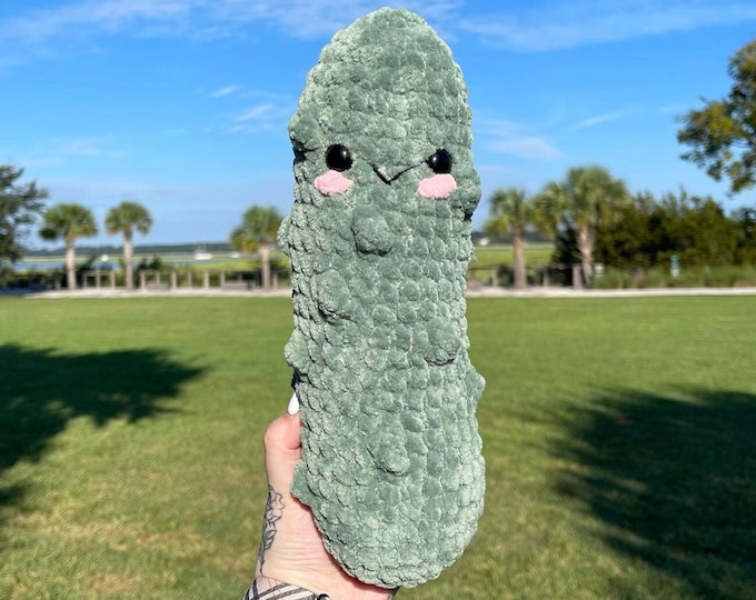 Pickle Crochet Plushie