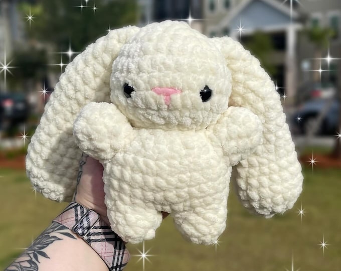 Bunny Crochet Plushie | Cute Pastel Stuffed Animal Toy