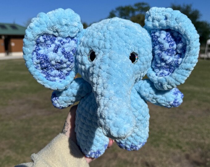Elephant Crochet Plushie | Multiple Colors