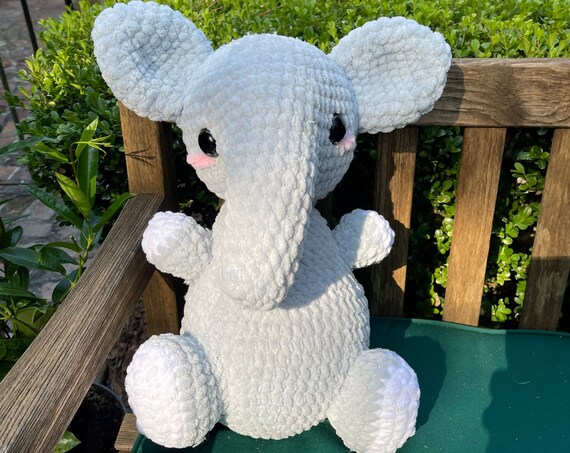Elephant Crochet Plushie | Multiple Colors