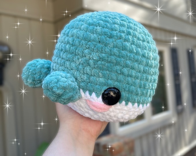 Whale Crochet Plushie | Cute Kawii Toy | Soft Gift for Kids