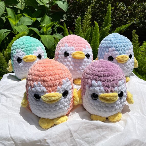 Penguin Crochet Plushie | Multiple Colors