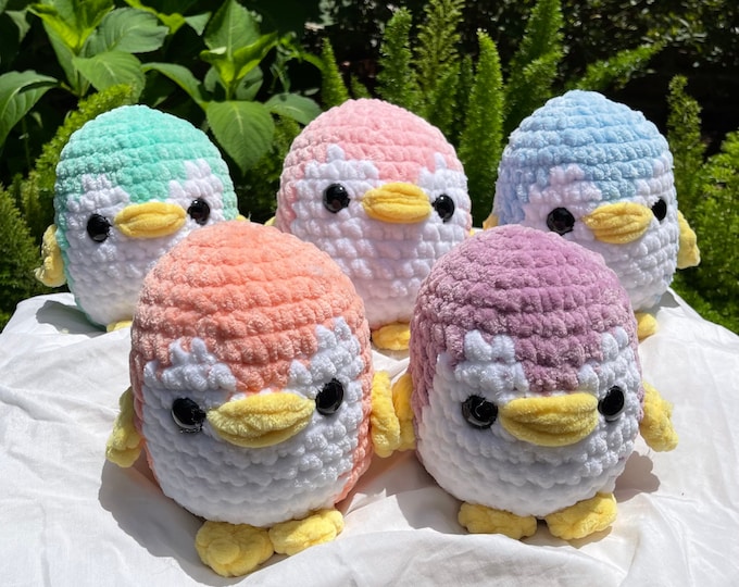 Penguin Crochet Plushie | Multiple Colors