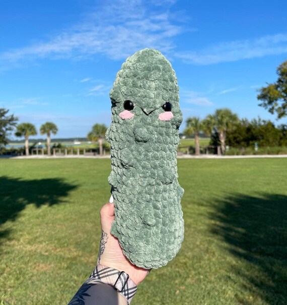 Pickle Crochet Plushie