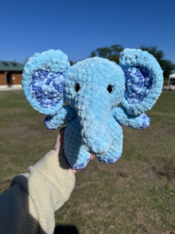 Elephant Crochet Plushie | Multiple Colors