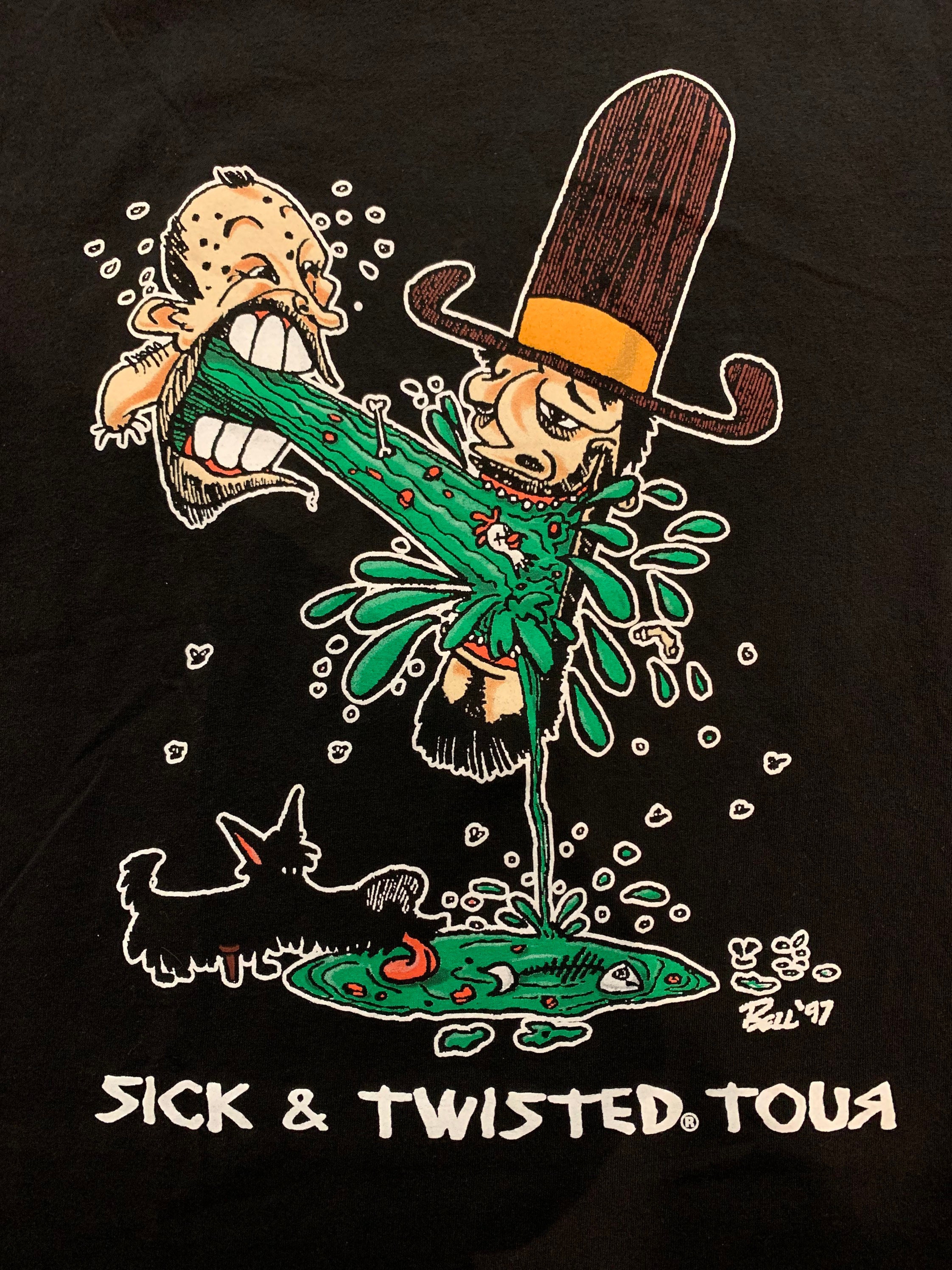 Vintage T Shirt 90s L Korn Sick and Twisted Band Tour Tee - Etsy