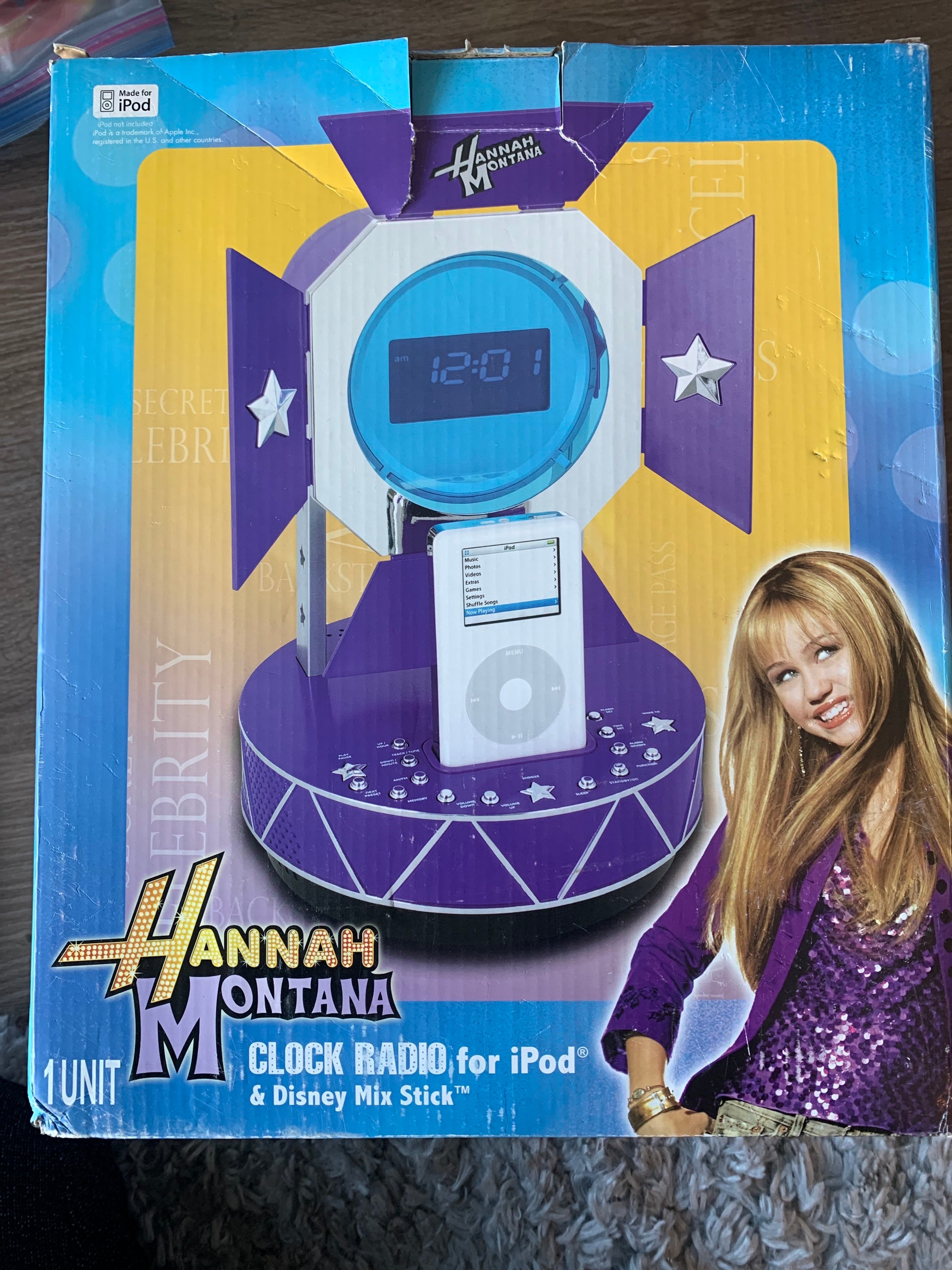 Hannah Montana rare clock