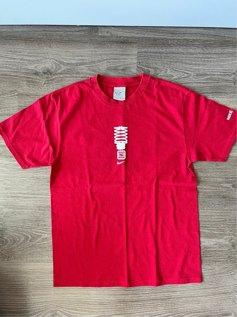 Vintage Deadstock Y2K Nike Shox Animal Graphic Shirt Size Small Made in Canada - Rare FREE SHIP image 1