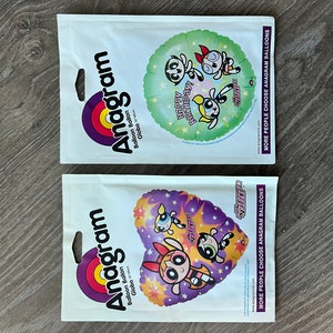 Vintage Anagram Powerpuff Girls Balloons 18”/45cm Free Shipping