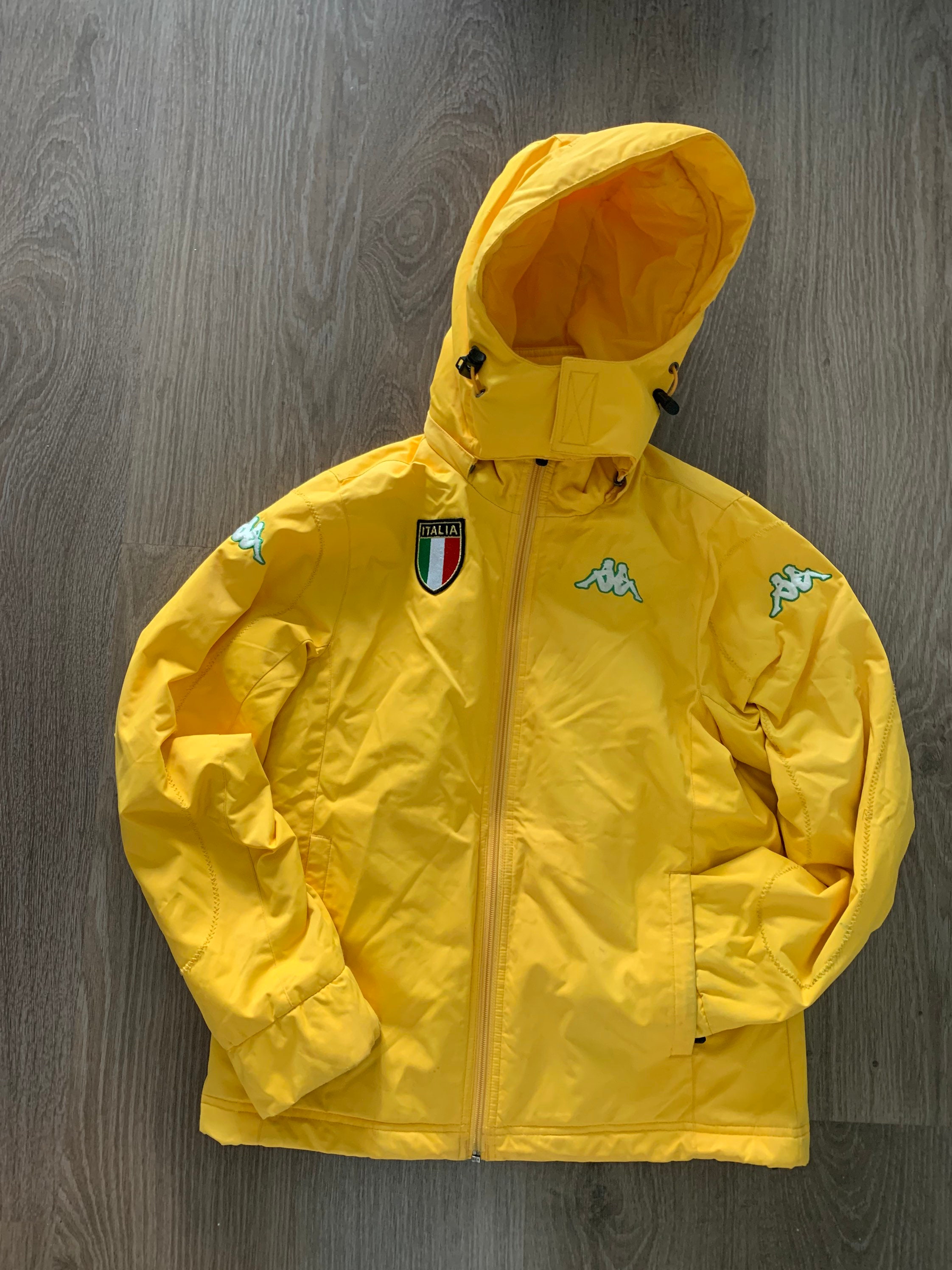 Vintage Kappa Italia Puffer Yellow - Etsy