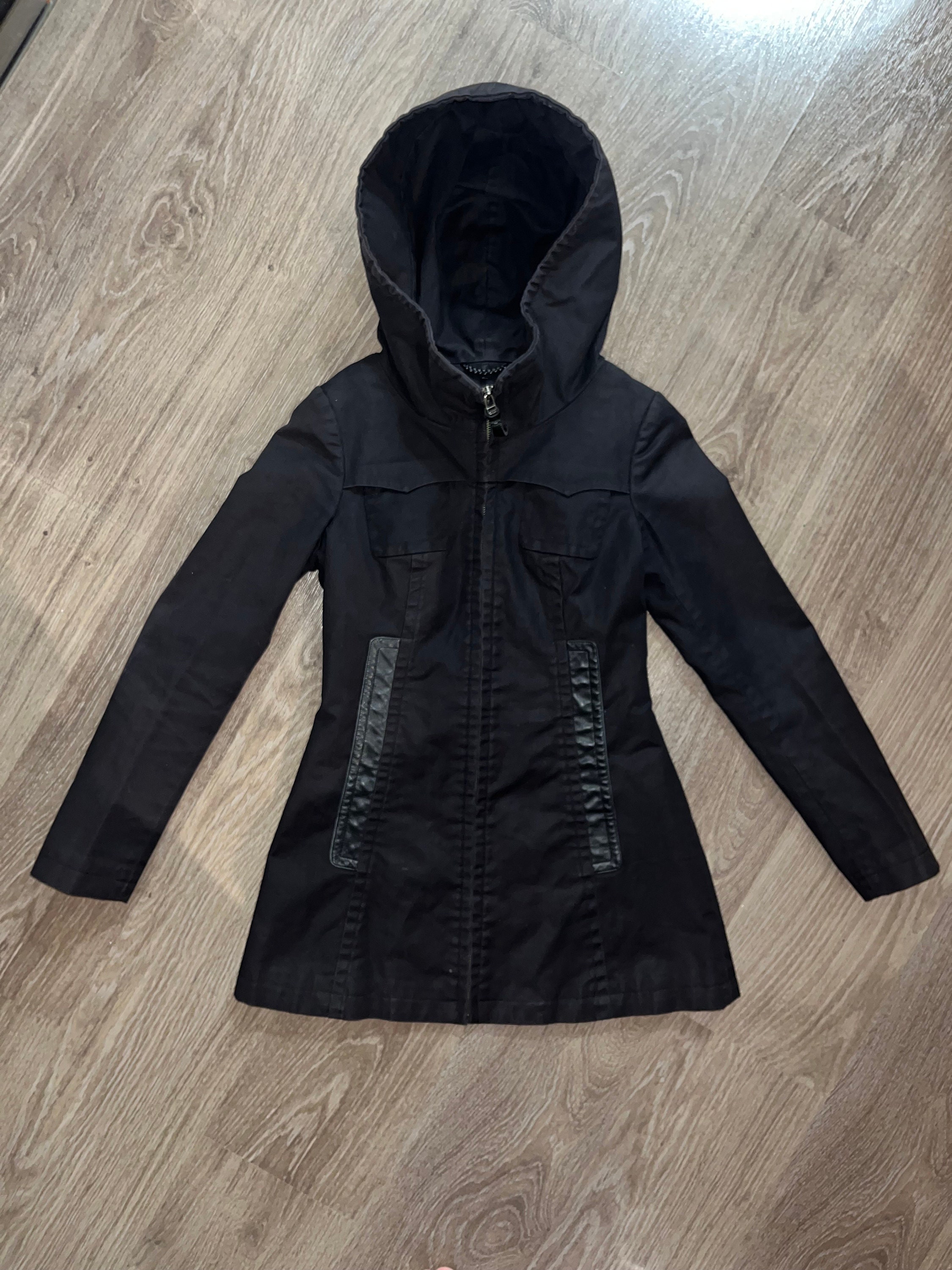 Mackage XS Lightweight Black Jacket with leather details - Free Shipping!