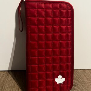 Cartera de viaje LUG con correa de muñeca, color rojo, Canadá - Envío gratuito