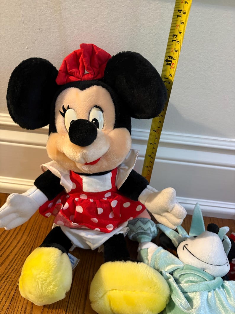Vintage Disney Minnie Mouse Plush stuffed animal Plushies Stuffies lot - FREE SHIP Bild 4