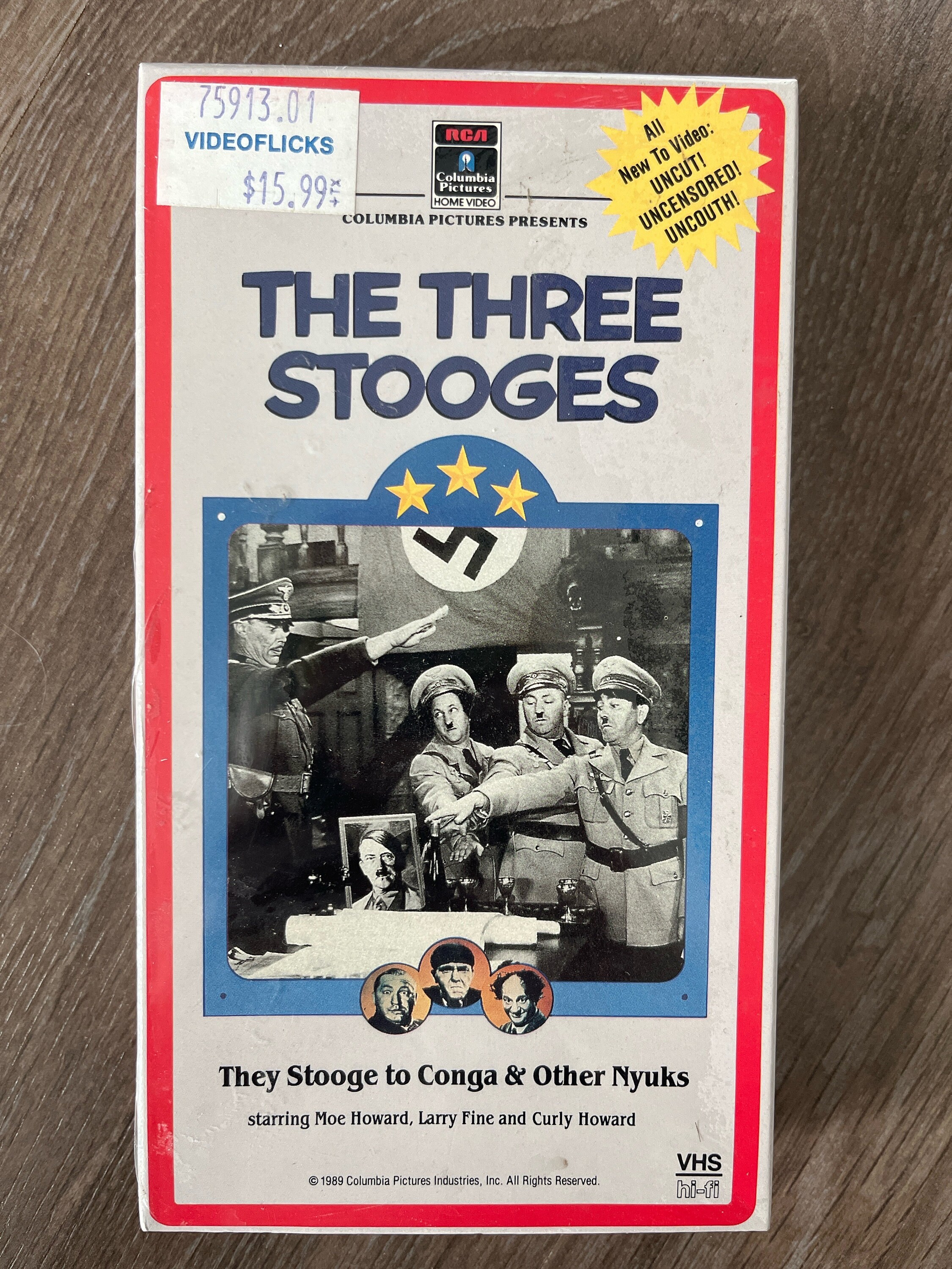 The Three Stooges - They Stooge to Conga and Other Nyuks (VHS  