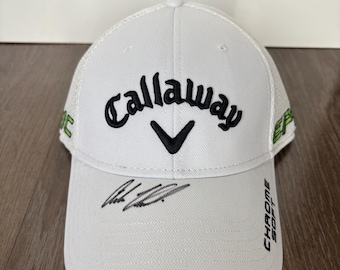 Brand New Callaway Chrome Soft EPIC Authentic Tour hat - Adult S/M. Signed by Professional Golfer Adam Hadwin - Free Ship