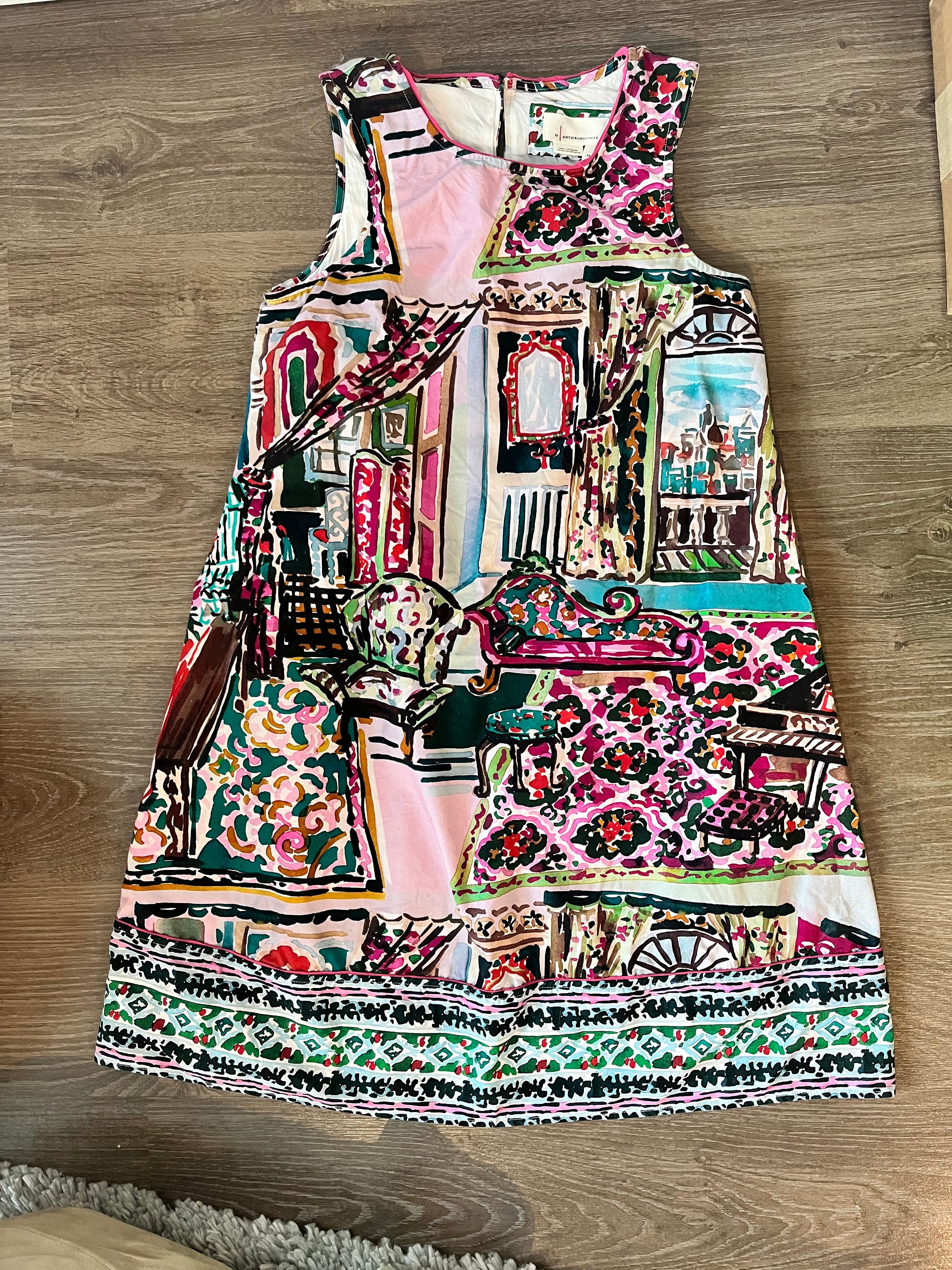 Anthropologie Amelia Mini Shift Dress XS