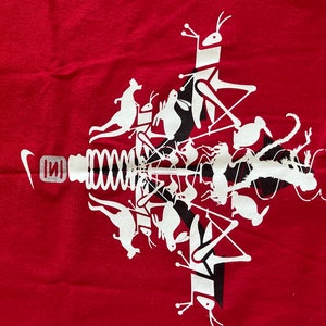 Vintage Deadstock Y2K Nike Shox Animal Graphic Shirt Size Small Made in Canada - Rare FREE SHIP image 6