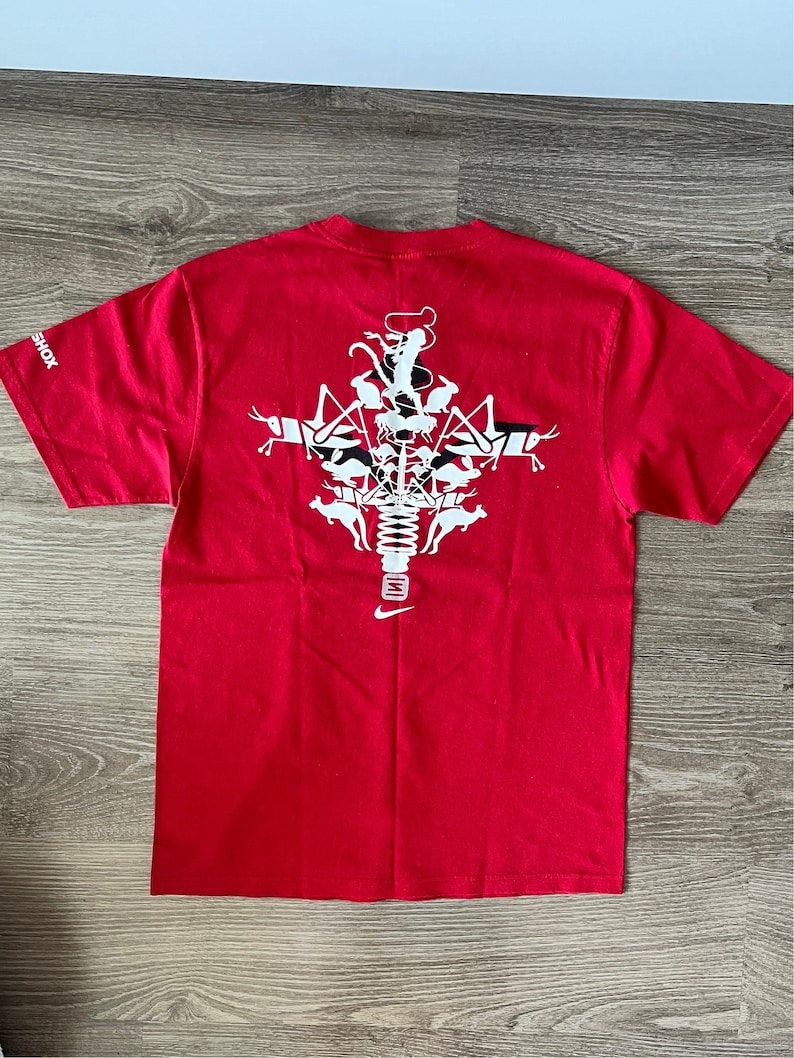 Vintage Deadstock Y2K Nike Shox Animal Graphic Shirt Size Small Made in Canada - Rare FREE SHIP image 5