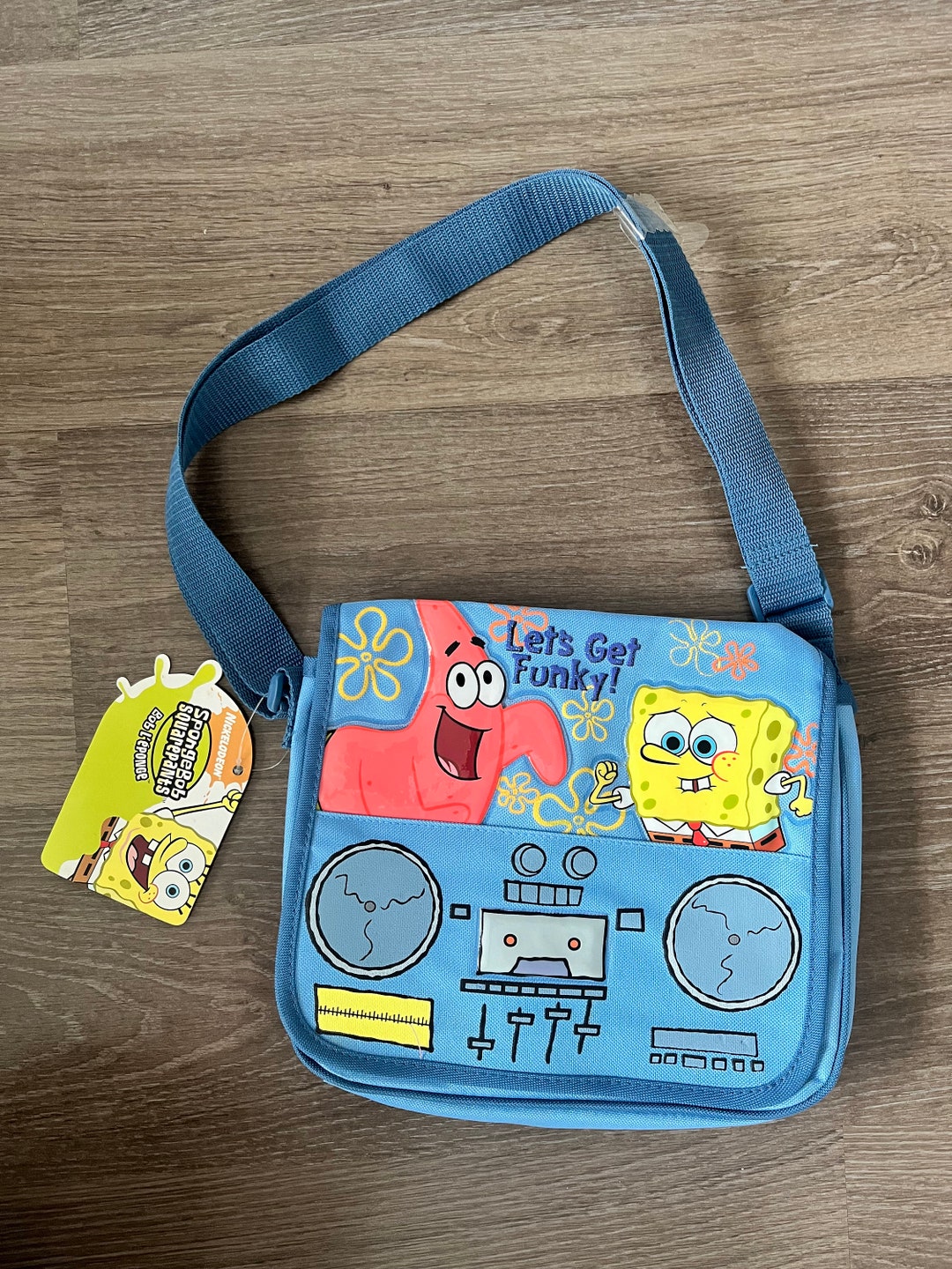 Vintage Spongebob Squarepants Crossbody Bag lets Get Funky - Etsy