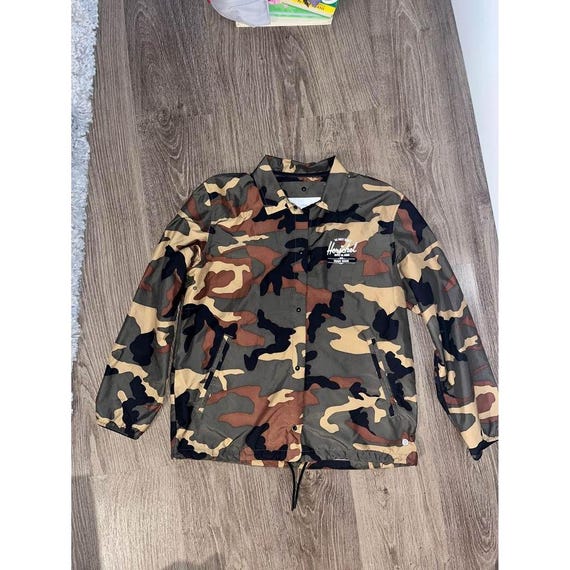Herschel Camo Voyage Coach Jacket - Free Ship