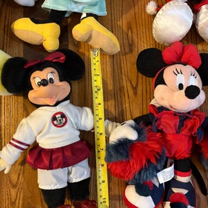 Vintage Disney Minnie Mouse Plush stuffed animal Plushies Stuffies lot - FREE SHIP Bild 3