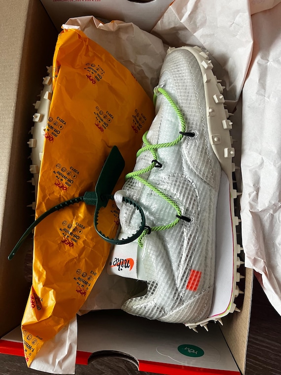 off white waffle racer size 9