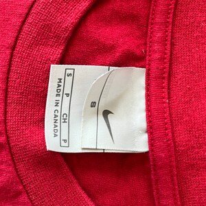 Vintage Deadstock Y2K Nike Shox Animal Graphic Shirt Size Small Made in Canada - Rare FREE SHIP image 3