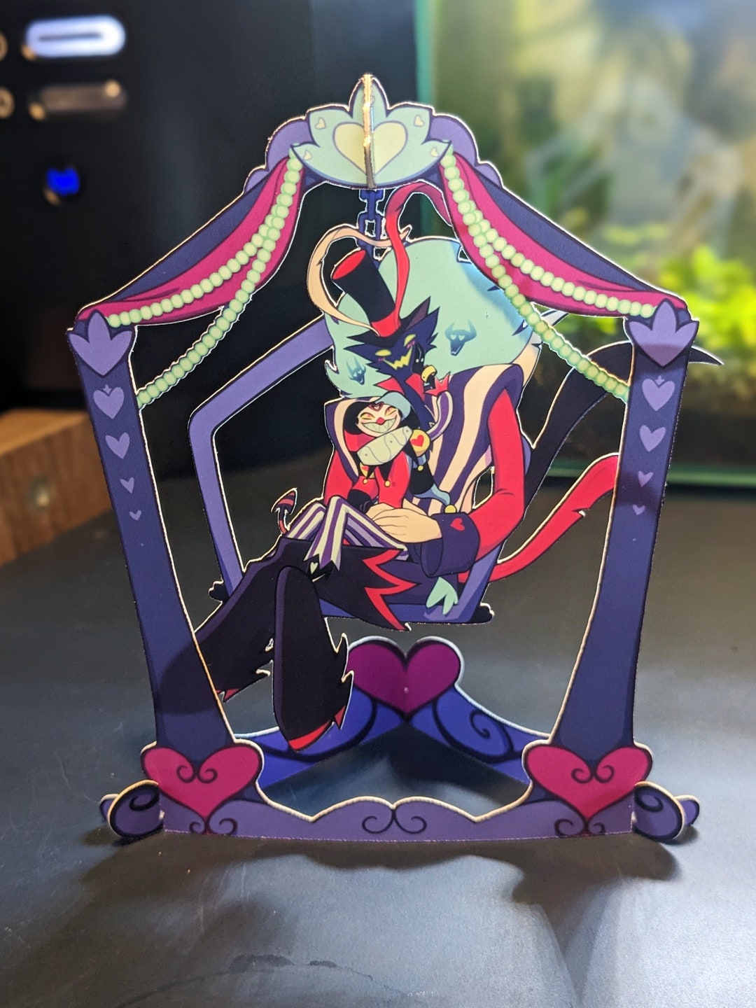 Asmodeus & Fizzarolli - Helluva Boss Paper Craft Standee - Etsy