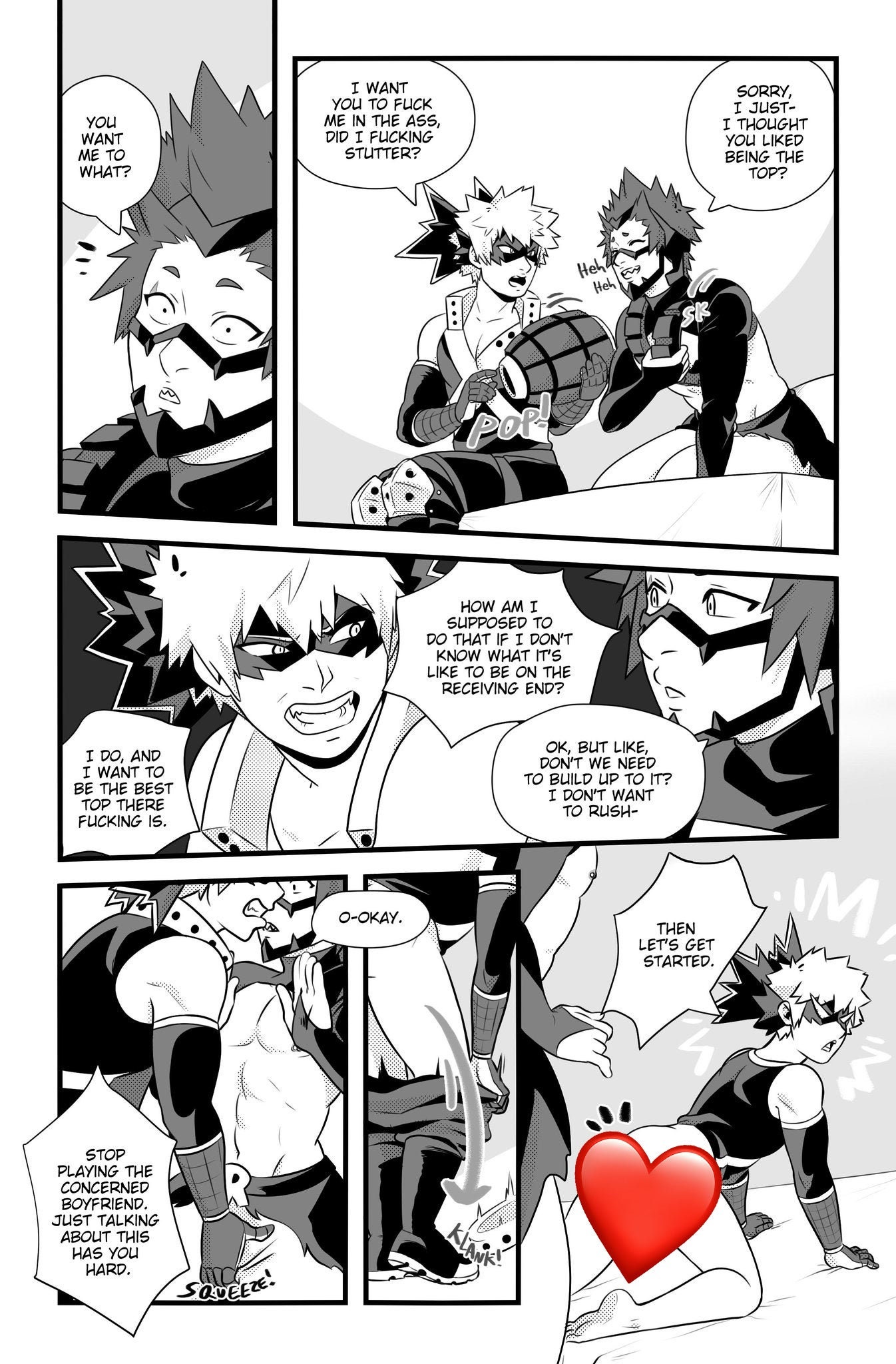 Bottoms up digital an 18 Krbk Fan Comic - Etsy