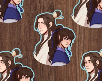 The Husky and His White Cat Shizun Vinyl Sticker