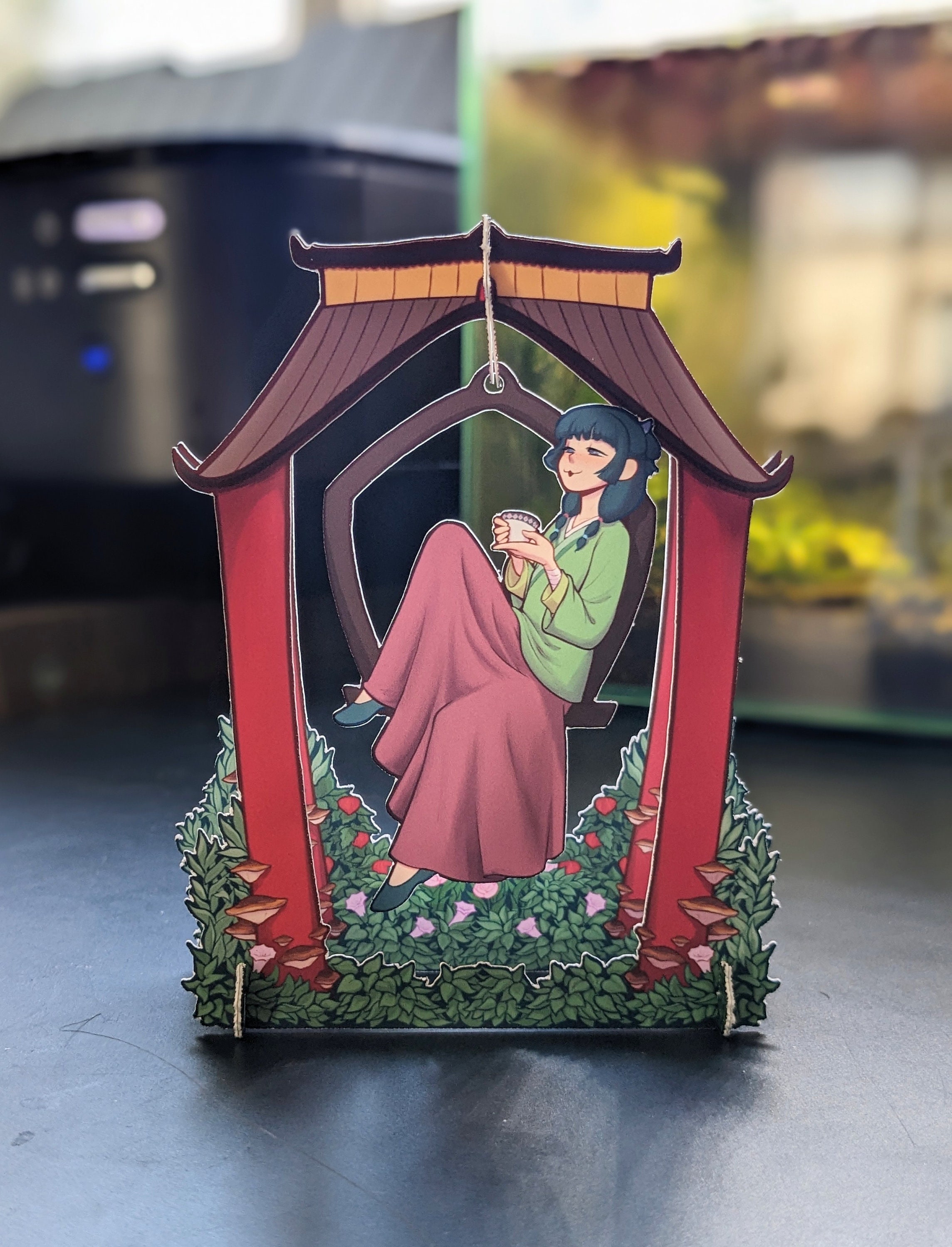 Figurine Maomao PVC 13 Cm - Décoration Bureau Anime - Collection The Apothecary Diaries