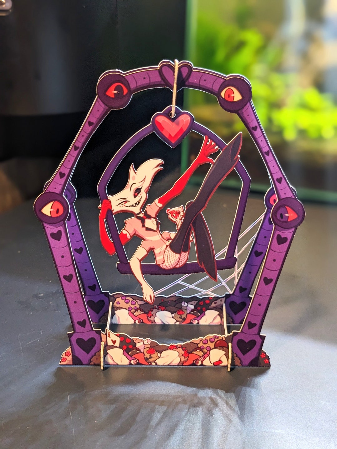 Angel Dust - Hazbin Hotel Paper Craft Standee - Etsy