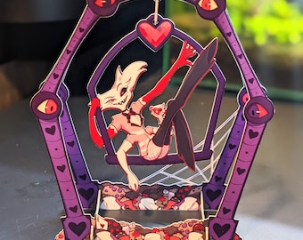 Polvo de ángel - Hazbin Hotel Paper Craft Standee