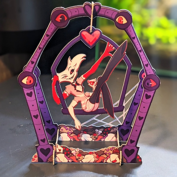 Angel Dust - Hazbin Hotel Paper Craft Standee