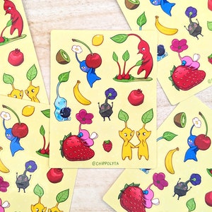 Pikmin - Mini Sticker Sheet