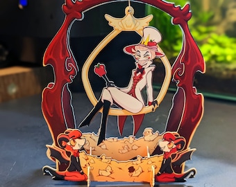 Lucifer Morningstar - Hazbin Hotel Paper Craft Standee