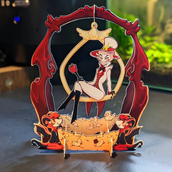 Lucifer Morningstar - Hazbin Hotel Paper Craft Standee