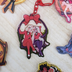 Charlie & Vaggie - Acrylic Charm