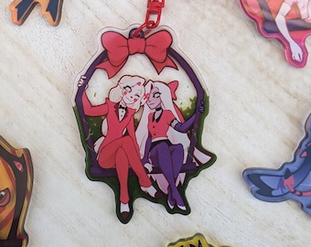 Charlie & Vaggie - Acrylic Charm