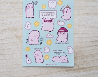 Helpful Ghosts - Mini Sticker Sheet