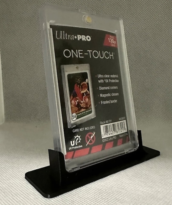 Ultra Pro 130pt One-touch Magnetic Card Holder: Black Vertical Display  Stand - Etsy