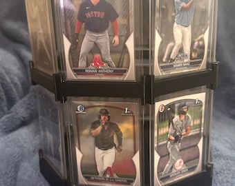 8 side standard toploader trading card display/holder