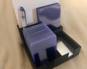 Rip And Ship Card Station - Sleeving And Supply Organizer For TCG & Sports cards