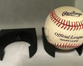 Baseball Display Stand: Wall Mount for Autographed Baseballs