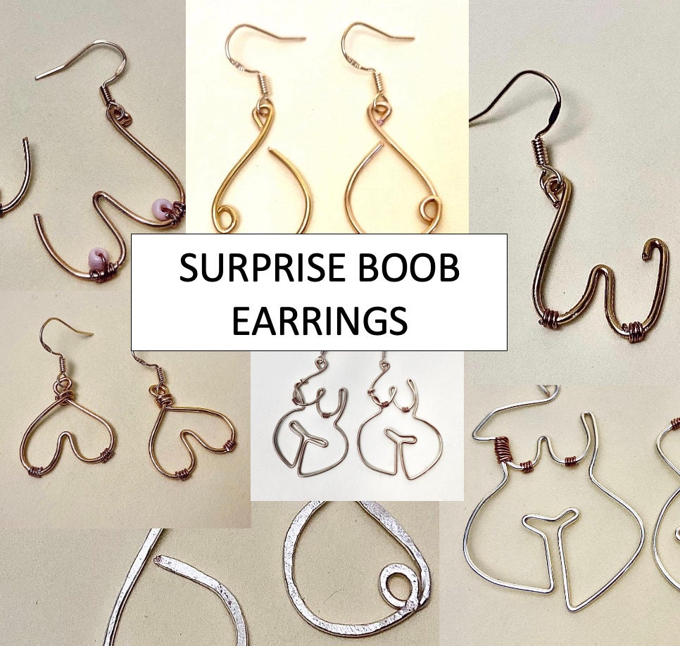 Surprise Pair of Boob Earrings, Female Form, Female Body, Feminist, Free  Living, Free Nipple, Curvy Lady, Positive Change, Body Positivity 