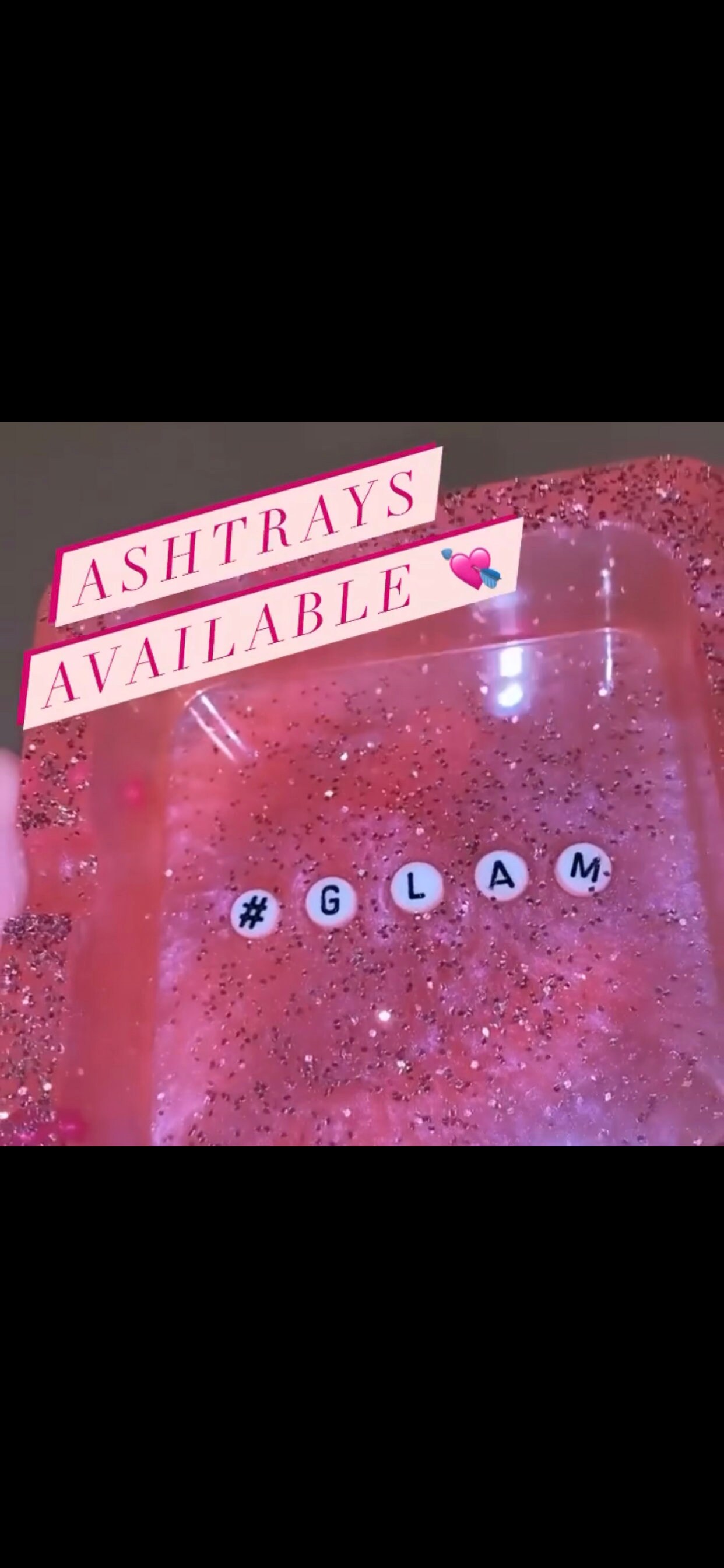 Pink Glam Ashtray Pink Glam Ashtray