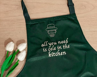 Personalized Embroidered Kitchen Apron - Personalized gift idea - Personalized - Christmas - Christmas - Home Gift