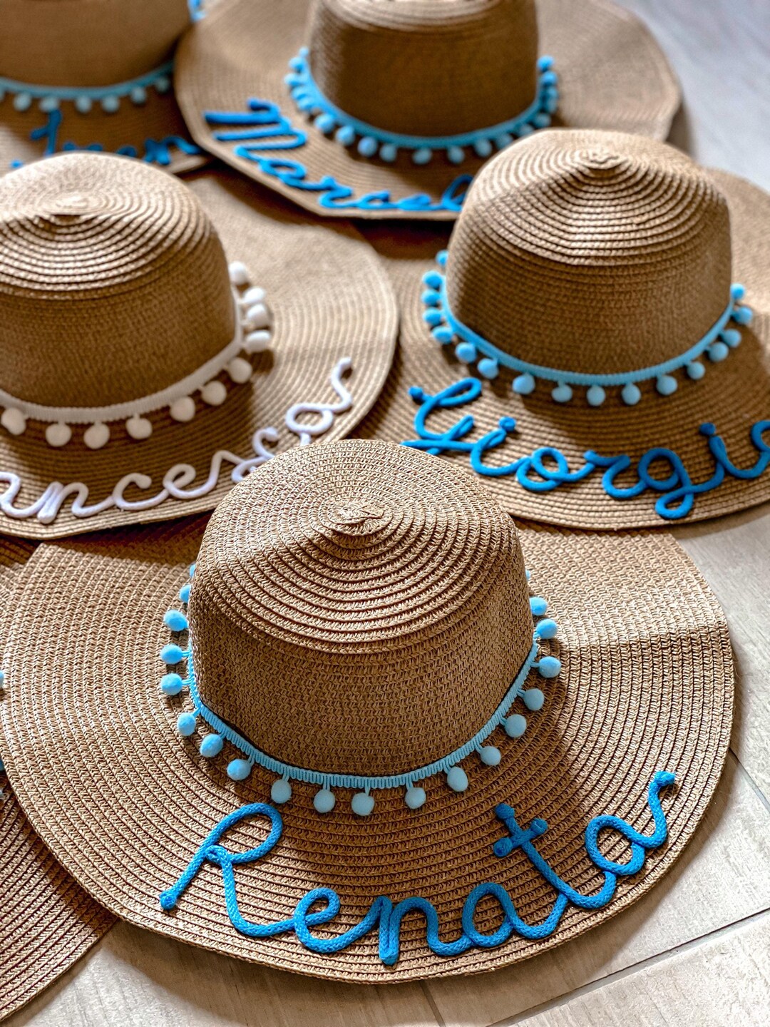 Cappelli di paglia personalizzati Addio al nubilato - Etsy Italia